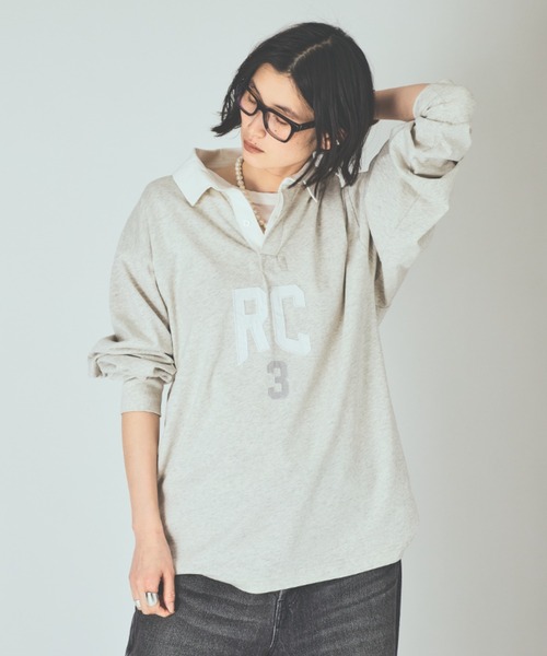 &RC Curensology ラガーシャツ フリーサイズ ホワイト Curensology｜【UNIVERSAL OVERALL】別注ラガーシャツ | Rakuten