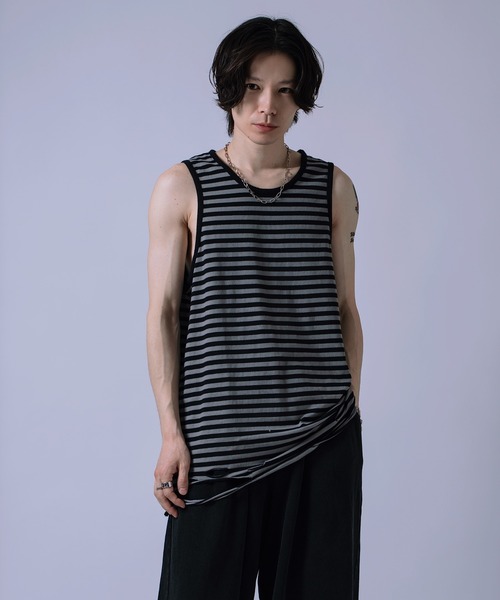 improves（インプローブス） タンクトップ ダメージ加工 ロング丈