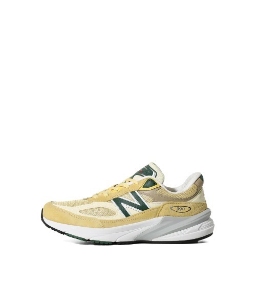 「New Balance」 ローカットスニーカー 26cm イエロー メンズの画像