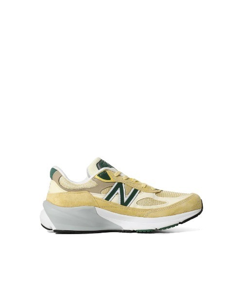 「New Balance」 ローカットスニーカー 26cm イエロー メンズの画像