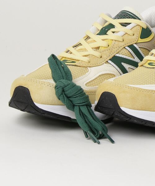 「New Balance」 ローカットスニーカー 26cm イエロー メンズの画像