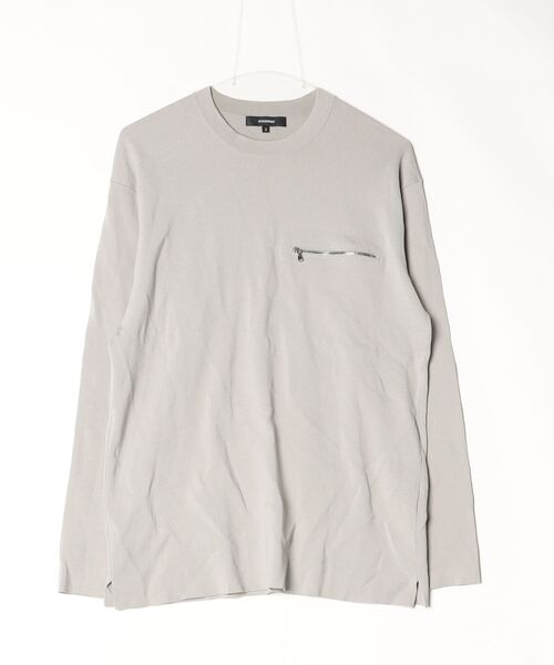 ATTACHMENT（アタッチメント） 長袖Tシャツ 3 ライトグレー メンズ 