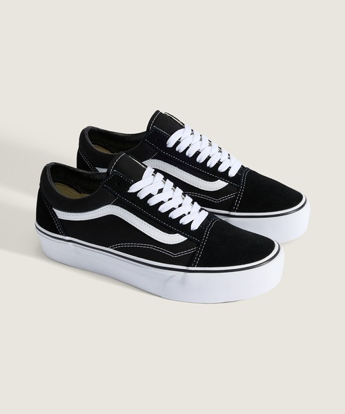 スニーカー オールドスクール プラットフォーム / UA OLD SKOOL PLATFOR Black/Whi VN0A3B3UY281の画像