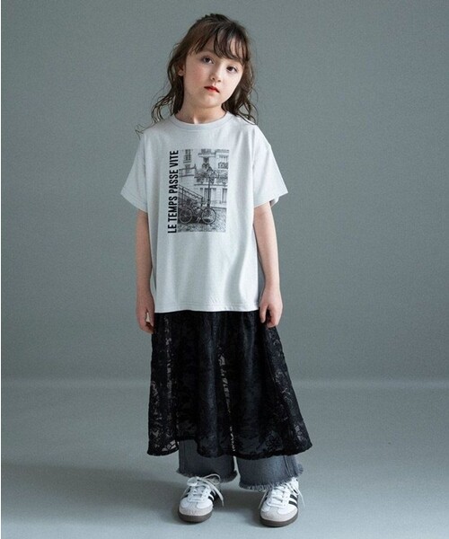 branshes（ブランシェス） ワンピース 「WEB限定」レースドッキング