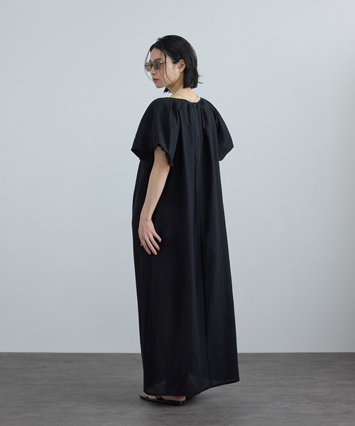 ワンピース 「WEB限定」2WAYリネンブレンドエンブロイダリーワンピースの画像