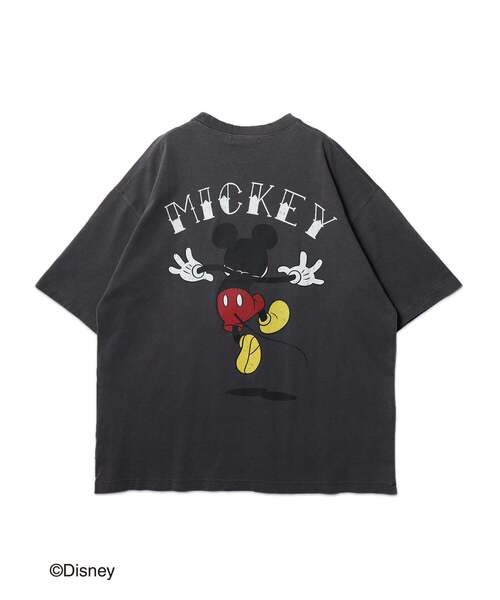 ANTIBAL tシャツ ミッキーマウス ””MICKEY””カスレプリント ショート