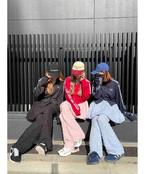 「WC」 イージーパンツ FREE サックスブルー レディース_画像4