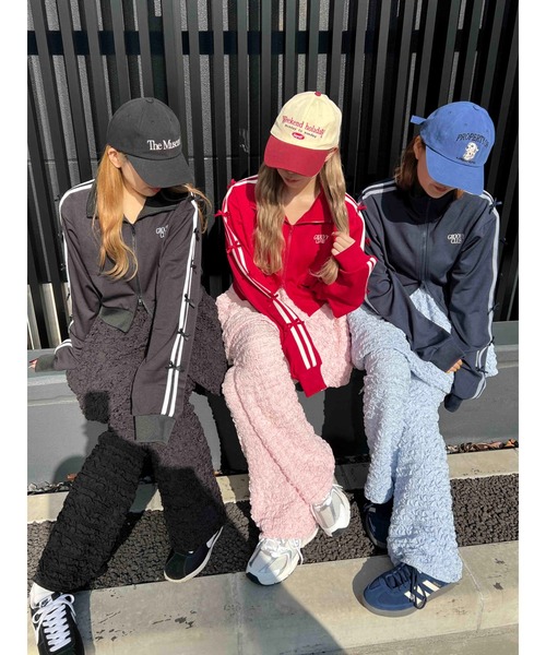 「WC」 イージーパンツ FREE サックスブルー レディース_画像5