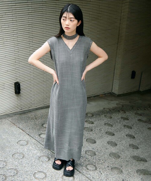 STUDIUS WashableMesh ドレス♡美品 Washable Mesh Dress(1 IVORY