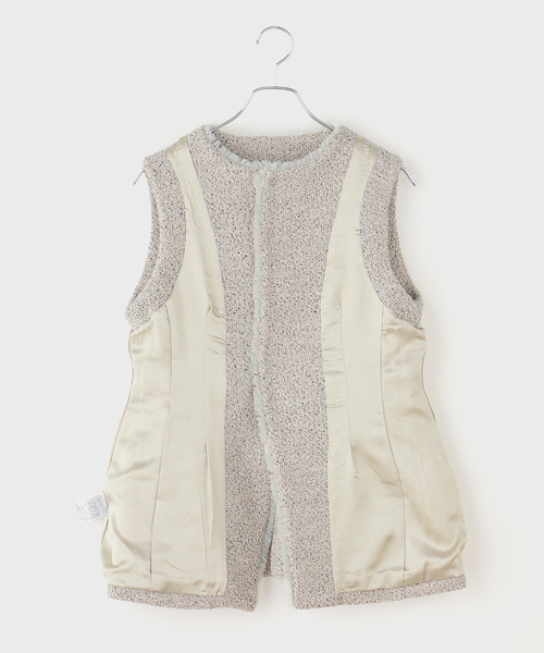 コート アウター 「RHODOLIRION /ロドリリオン」SLEEVELESS JACKET レディースの画像