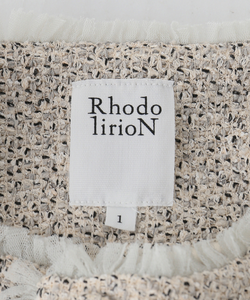 コート アウター 「RHODOLIRION /ロドリリオン」SLEEVELESS JACKET レディースの画像