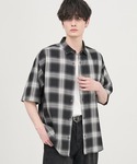 シャツ 半袖 「CIYOT」オンブレチェック ...の詳細画像2