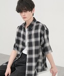 シャツ 半袖 「CIYOT」オンブレチェック ...の詳細画像3