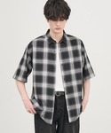 シャツ 半袖 「CIYOT」オンブレチェック ...の詳細画像5