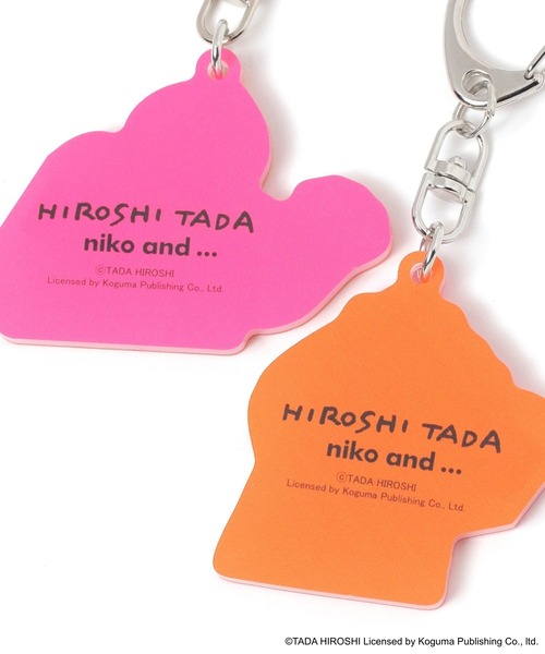 niko and…（ニコアンド） キーホルダー 「多田ヒロシ」コラボくっ付き