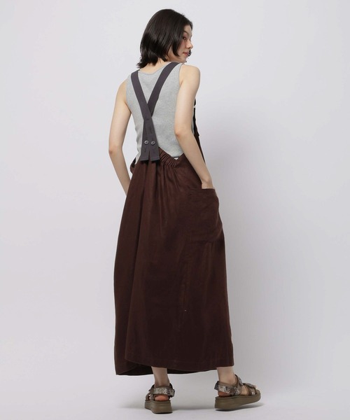 ワンピース FINEリネンポケットワンピースの画像