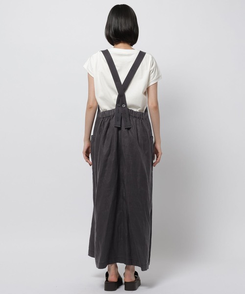 ワンピース FINEリネンポケットワンピースの画像