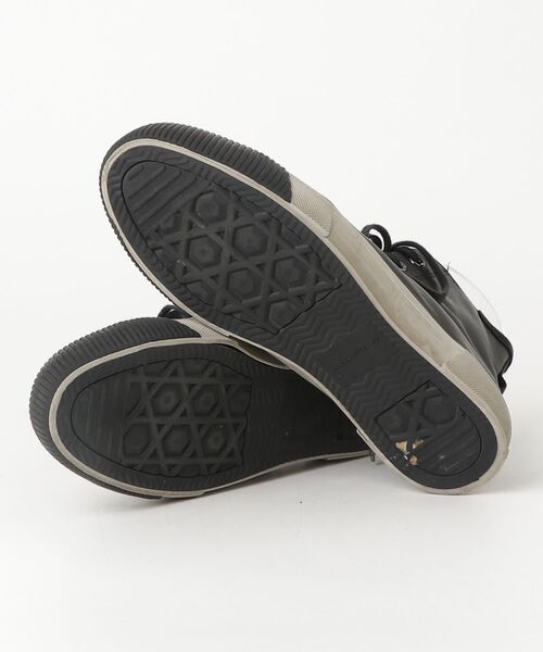 「ALLSAINTS」 ハイカットスニーカー 42 ブラック メンズ_画像3