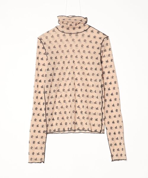 「G.V.G.V.」 長袖カットソー ONE SIZE ベージュ レディース_画像2