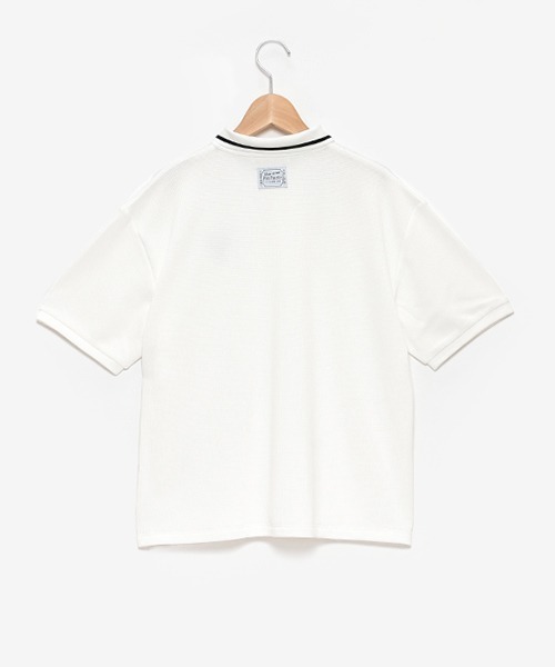 「pom ponette junior」 「KIDS」半袖ポロシャツ M ホワイト キッズ_画像3