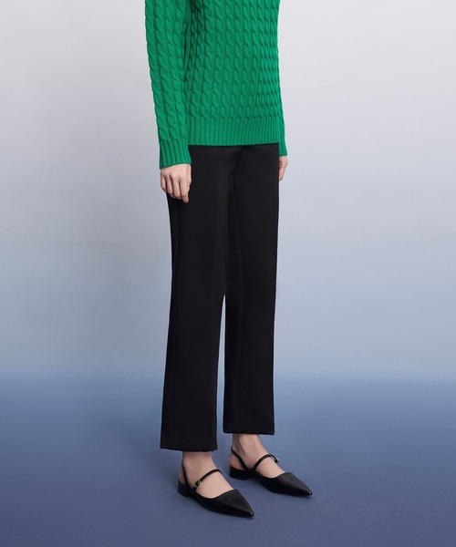 「CHARLES & KEITH」 フラットサンダル 23cm ブラック レディース_画像4