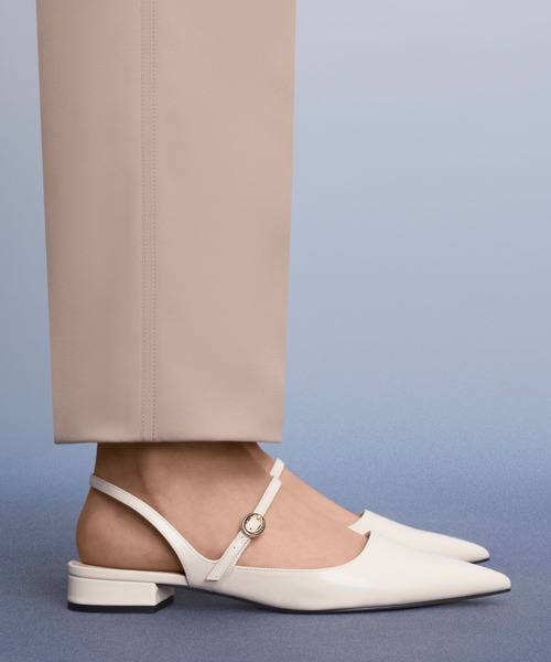 「CHARLES & KEITH」 フラットサンダル 23cm ブラック レディース_画像7