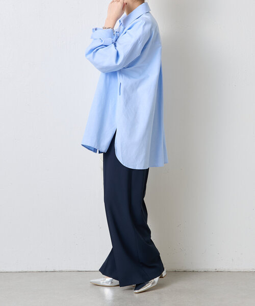 「COLLAGE GALLARDAGALANTE」 長袖シャツ FREE ブルー レディース_画像9