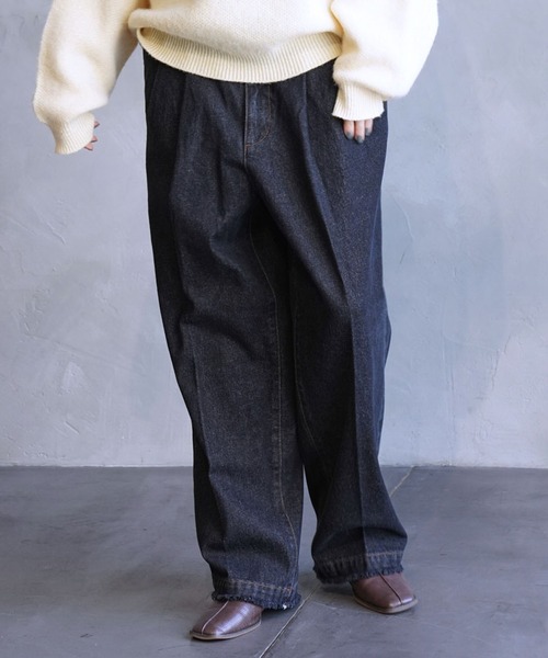 「JUNRED」 デニムパンツ L ブラック メンズ_画像6
