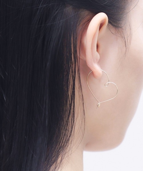 BLOOM（ブルーム） ピアス K14ゴールドフィルド ハート ピアス
