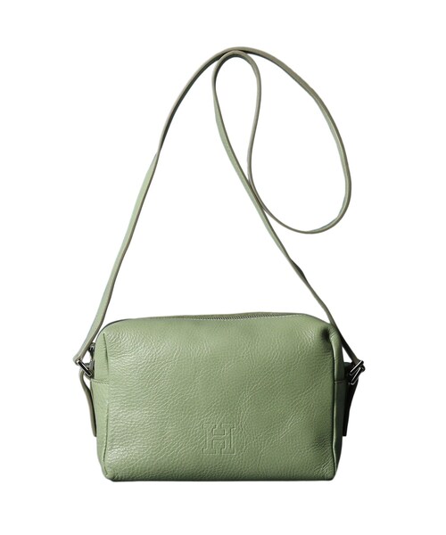 【極美品】HIROFU 2wayミニショルダーバッグ レトログリーン レザー 中古・古着通販】HIROFU (ヒロフ) カーラ レザーショルダーバッグ S 本