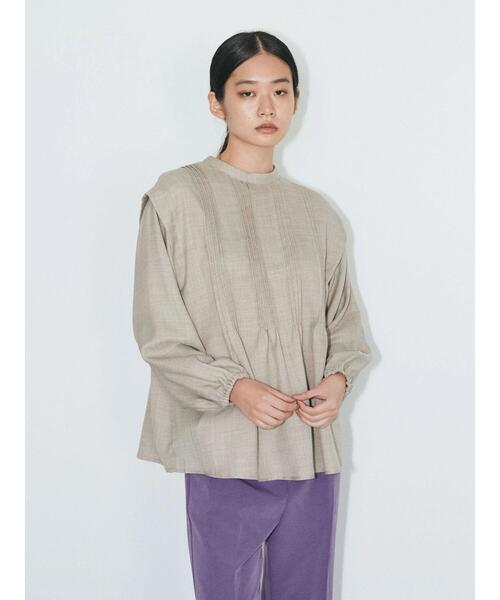 大特価安い シャツ PayPayモール店 - 通販 - PayPayモール ブラウス WJ ウールライクジョーゼットピンタックブラウス* ZOZOTOWN 最安値国産