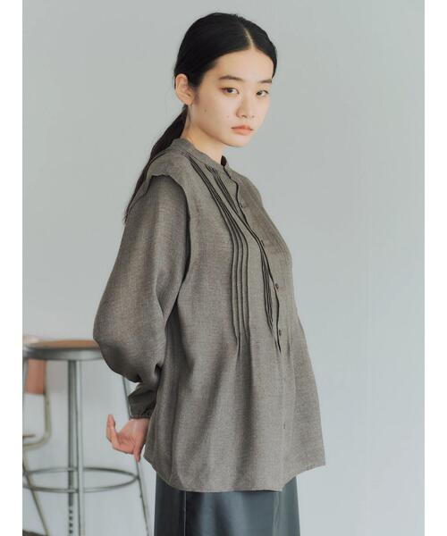 大特価安い シャツ PayPayモール店 - 通販 - PayPayモール ブラウス WJ ウールライクジョーゼットピンタックブラウス* ZOZOTOWN 最安値国産