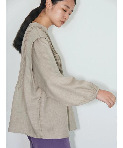 大特価安い シャツ PayPayモール店 - 通販 - PayPayモール ブラウス WJ ウールライクジョーゼットピンタックブラウス* ZOZOTOWN 最安値国産