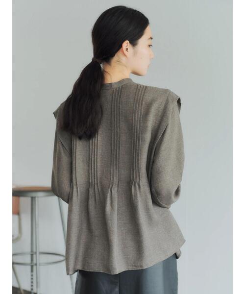 大特価安い シャツ PayPayモール店 - 通販 - PayPayモール ブラウス WJ ウールライクジョーゼットピンタックブラウス* ZOZOTOWN 最安値国産