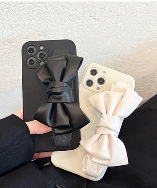 shopnikoniko スマホケース iphoneケース リボン Bigリボン