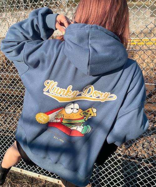 パーカー 【 krap_jpn コラボ 】バックプリント裏起毛パーカー パーカー 【 krap_jpn コラボ 】バックプリント裏起毛パーカー