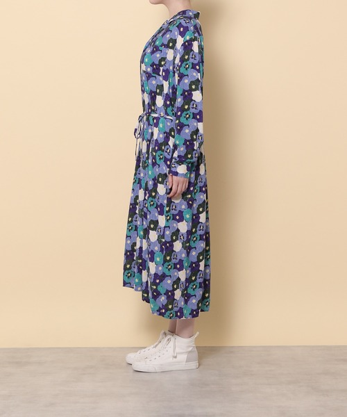 KEITA MARUYAMAのワンピース Floral Ethnic Border Cotton ワンピース｜KEITAMARUYAMA