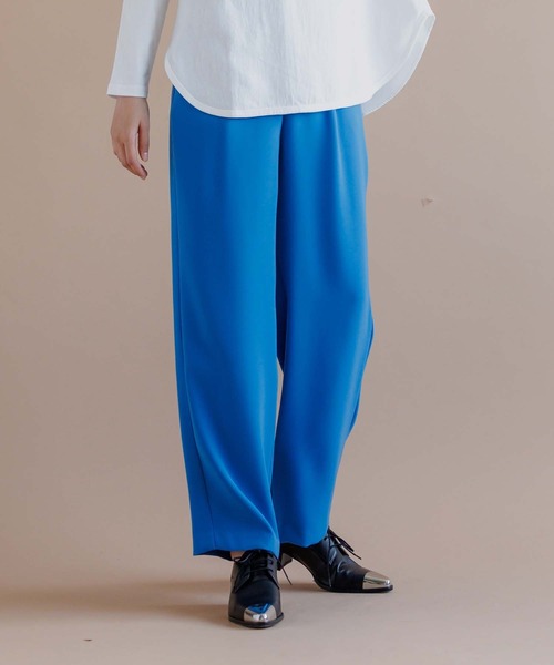 RAW FUDGE（ローファッジ） パンツ ダブルクロスバックゴムストレート