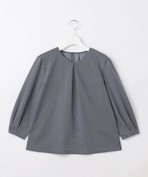 J.PRESS tシャツ ストライプジャカード Vネック カットソー
