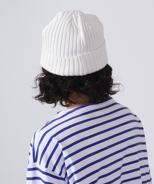 Fab（ファブ） ニット帽 ニットキャップ リブコットンショートワッチ