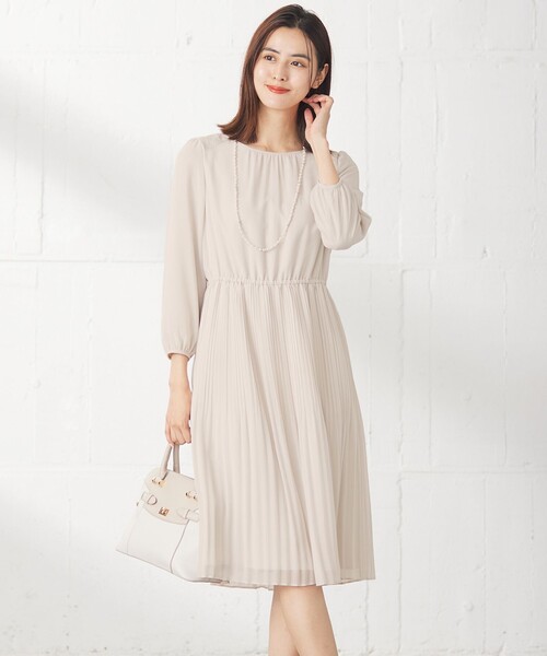any SiS / エニシィス 【洗える】フェミニンプリーツ ワンピース ANY SIS(エニィスィス)の【洗える】フェミニンプリーツ ワンピース通販