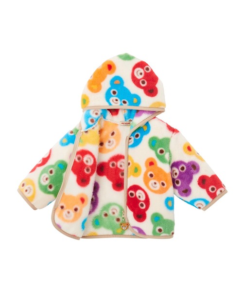 MIKI HOUSE（ミキハウス） コート アウター プッチー総柄ブランケット