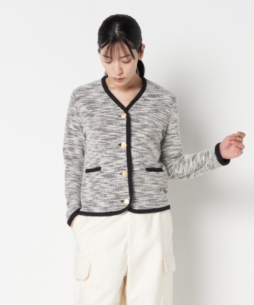tシャツ Tシャツ TWEED JERSEY JACKET