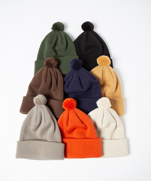 RACAL（ラカル） ニット帽 ニットキャップ Pon-Pon Knit Watch