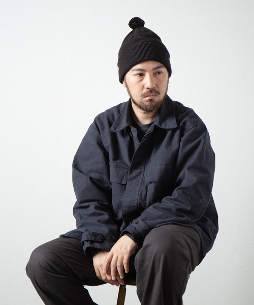 RACAL（ラカル） ニット帽 ニットキャップ メンズ Pon-Pon Knit Watch