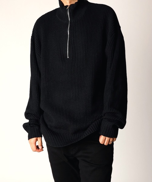 INASTUDIOS ZOO セーター ニット 「INASTUDIOS SELECT」蛙編み ハーフ