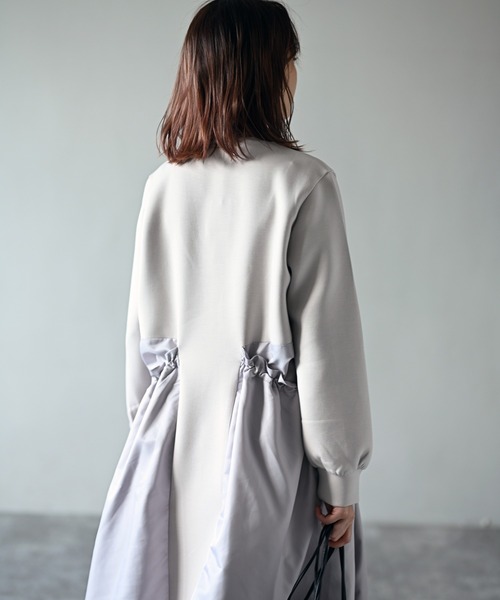 ワンピース サイド ドローコードポケット ワンピース ワンピース サイド ドローコードポケット