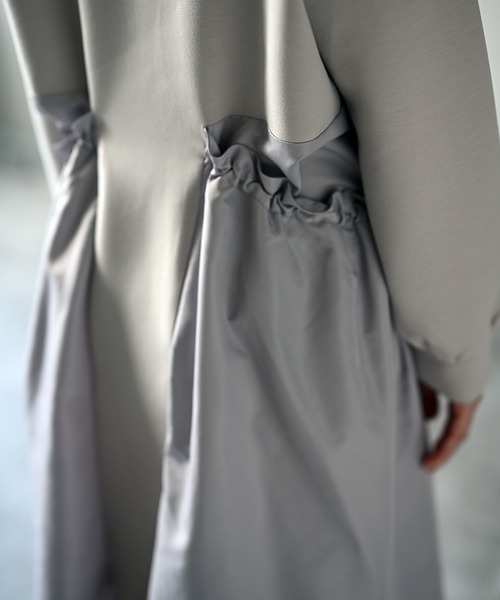 ワンピース サイド ドローコードポケット ワンピース ワンピース サイド ドローコードポケット