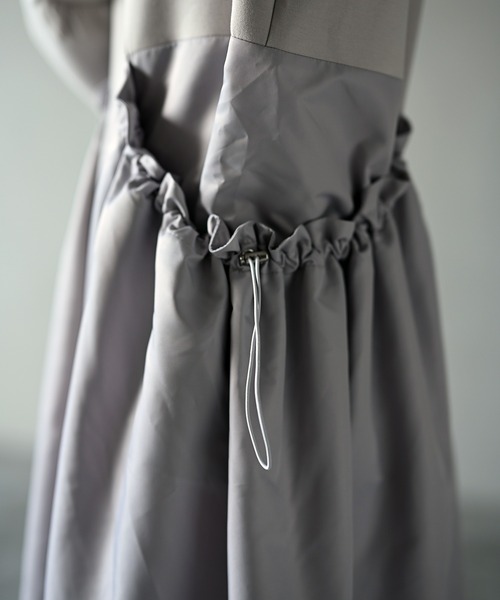 ワンピース サイド ドローコードポケット ワンピース ワンピース サイド ドローコードポケット