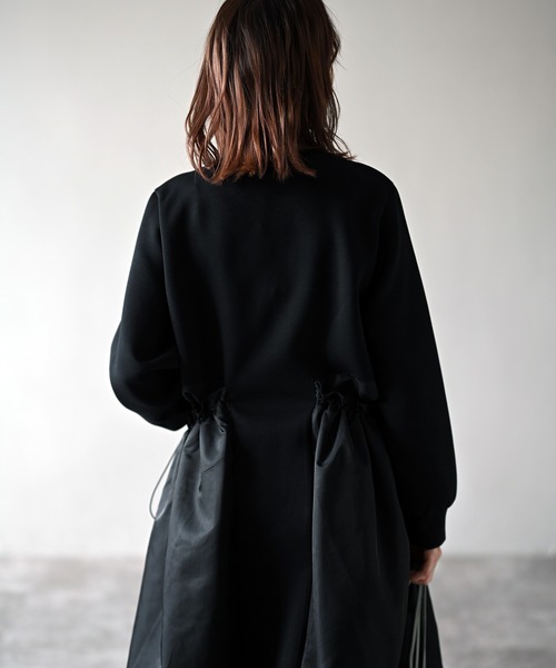 ワンピース サイド ドローコードポケット ワンピース ワンピース サイド ドローコードポケット